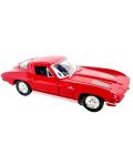 Metalni autić Welly - Chevrolet Corvette 1963, 1:34 - 1t